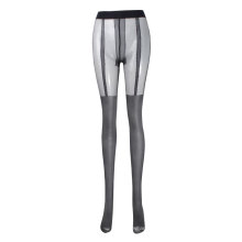 Nuevo producto medias transparentes chicas sexy leggings cuerpo completo pantimedias de seda mujeres